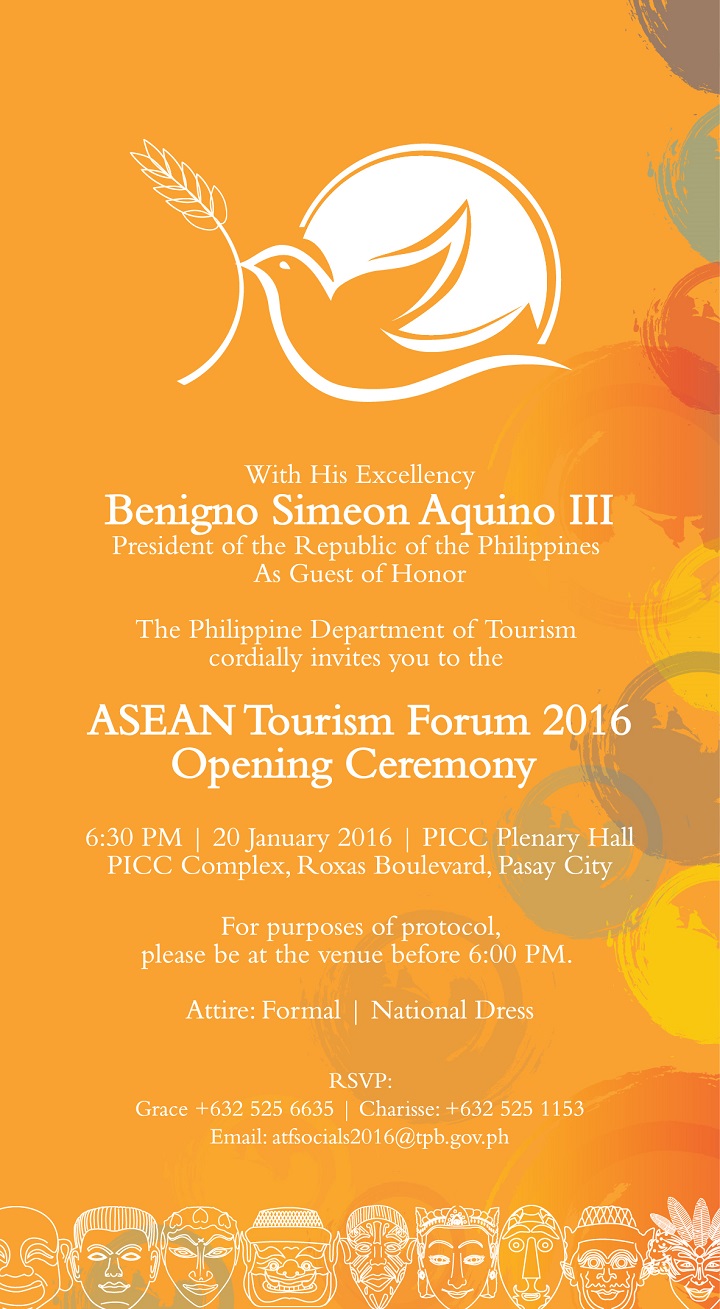 Invitation to Opening Ceremony